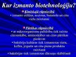 Prezentācija 'Biotehnoloģijas, to izmantošana', 3.