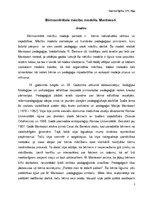 Konspekts 'Bērncentrētais mācību modelis. Montesori', 1.