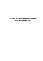 Konspekts 'Rīcība ārkārtējās situācijās, ķīmisku piesārņojumu gadījumā', 1.