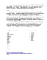 Konspekts 'Mārketinga prognoze par Volkswagen markas automašīnu perspektīvēm Latvijas autop', 3.