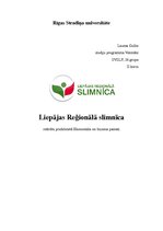 Konspekts 'Liepājas Reģionālā slimnīca', 1.