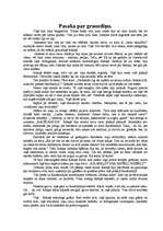 Eseja 'Pasaka par grauzdiņu', 1.