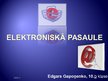 Prezentācija 'Elektroniskā pasaule', 1.