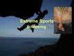 Prezentācija 'Extreme Sports. Bouldering', 1.