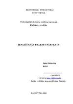 Prakses atskaite 'Iepazīšanās prakses pārskats ', 1.