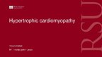 Prezentācija 'Hypertrophic Cardiomyopathy', 1.