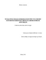 Referāts 'Tējas sēnes masas izmaiņas kofeīnu un cukuru saturošās barotnēs skolas laborator', 1.