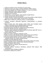 Konspekts 'Pediatrija', 1.