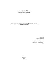 Referāts 'Mikrokontroliera izmantošana LED pulksteņa izveidē', 1.