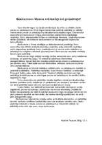 Eseja 'Konkurence - biznesa veicinātājs vai gremdētājs?', 1.