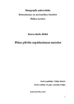 Referāts 'Plāno plēvīšu uzpūtināšanas metodes', 1.