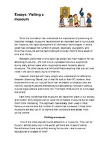 Eseja 'Visiting a Museum', 1.