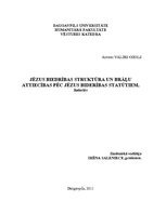 Referāts 'Jēzus biedrības struktūra un brāļu attiecības pēc ordeņa satūtiem', 1.