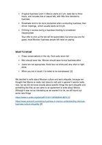 Konspekts 'Mexico Business Etiquette', 3.