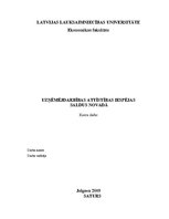 Referāts 'Uzņēmējdarbības attīstības iespējas Saldus novadā', 1.