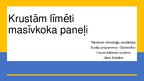 Prezentācija 'Krustām līmēti masīvkoka paneļi', 1.
