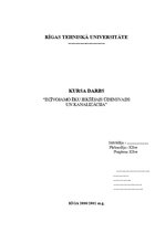 Konspekts 'Dzīvojamo ēku iekšējais ūdensvadsun kanalizācija', 1.