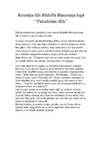 Eseja 'Krustiņa tēls Rūdolfa Blaumaņa lugā "Pazudušais dēls"', 1.