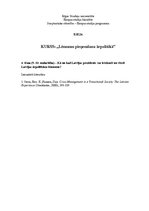 Eseja 'Kā un kad Latvijas prezidents var ietekmēt un virzīt Latvijas ārpolitiskos lēmum', 1.
