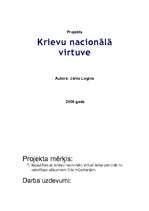 Referāts 'Krievu nacionālā virtuve', 1.