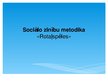 Prezentācija 'Sociālo zinību metodika. "Rotaļspēles"', 1.