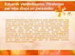 Prezentācija 'Eduards Veidenbaums', 10.