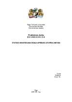 Konspekts 'Statiski nenosakāma rāmja aprēķins ar spēka metodi', 1.