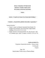 Eseja 'Starptautiskās politiskās ekonomikas organizācijas', 1.