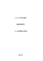 Referāts 'Politiskie režīmi', 1.