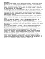 Eseja 'The Economic Problem and how it Affects Society', 1.