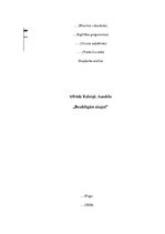 Konspekts 'Skaņdarba analīze. Alfrēds Kalniņš, Auseklis  "Bezdelīgām aizejot"', 1.