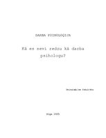 Eseja 'Es kā darba psihologs', 1.
