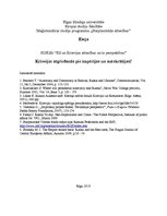 Eseja 'Krievija: atgriešanās pie impērijas un autokrātijas?', 1.