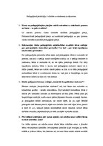 Konspekts 'Pedagoģiskā psiholoģija - atbildes uz eksāmena jautājumiem', 1.