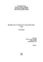 Referāts 'Imagery and It`s Message in O.Wilde Fairy Tales', 1.