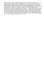 Eseja 'Violence in the Media and how It Effects Young Children', 3.