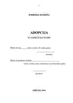 Referāts 'Adopcija', 1.