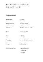 Biznesa plāns 'Firma "Mūsu pakalpojumi jums"', 5.