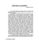 Eseja 'Īstā laime ir pieticībā', 1.