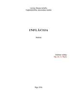 Referāts 'Inflācija', 1.