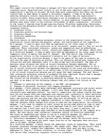 Eseja 'Organization Culture', 1.