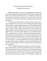 Eseja 'Sievietes izjūtu pasaule man zināmajos Rūdolfa Blaumaņa darbos', 1.