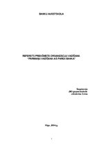 Referāts 'Pārmaiņu vadīšana AS "Parex Banka"', 1.