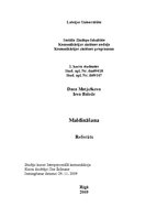 Referāts 'Maldināšana', 1.