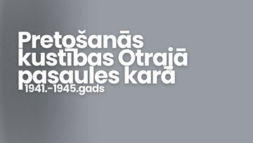 Prezentācija 'Pretošanās kustības Otrajā pasaules karā     1941.-1945.gads', 1.