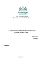 Referāts 'Slodžu noteikšana', 1.