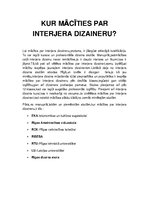 Referāts 'Projekta darbs. Interjera dizains', 7.