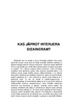 Referāts 'Projekta darbs. Interjera dizains', 8.