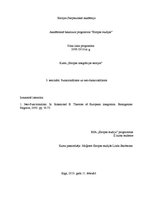 Konspekts 'Funkcionālisms un neo-funkcionālisms', 1.