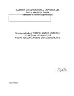 Referāts 'Vienas personas vienas dienas ēdienkarte', 1.